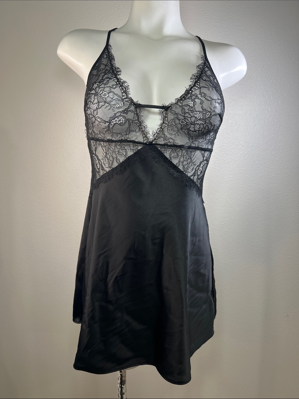 Victoria's Secret Black Very Sexy Provocative Slip SMALL